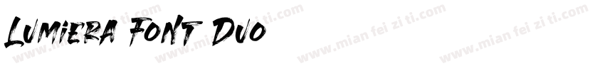 Lumiera Font Duo字体转换